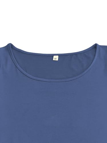 Image of Jar of Love Women's Summer Tops Short Sleeve Cold Shoulder Tops T-Shirts for Women Spring Summer Tops Loose Fit Tunic 2026