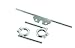 Produktbild Blinkleuchtenträger Set f. Miniblinker LED passend für Simson S51 S50 Chrom