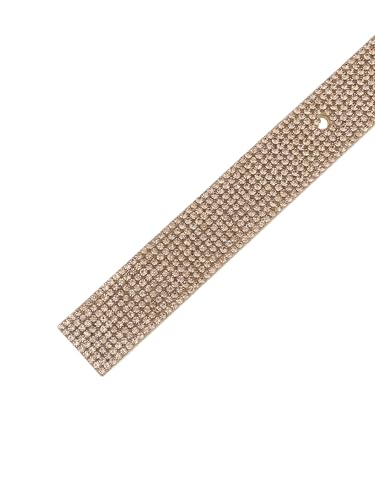 Women Rhinestone Belts, Bling Crystal Sparkly Diamond Shiny Soft Waistband for Party Jeans Dresses3