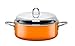 Produktbild Silit Passion Orange Schmortopf 28 cm, Bräter mit Glasdeckel, Kochtopf 6,0l, Silargan Funktionskeramik, Induktion, orange