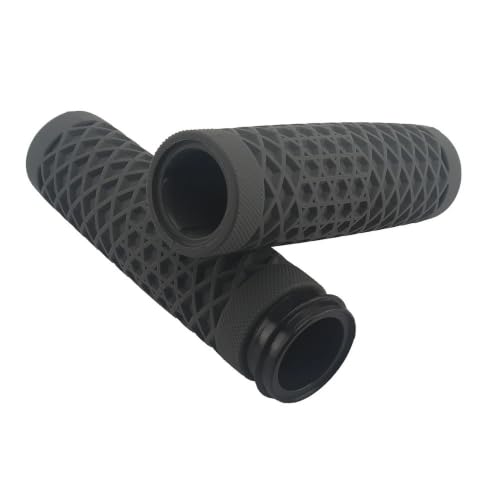 Poignées de guidon de moto 25mm antidérapantes pour Touring et Street Glide