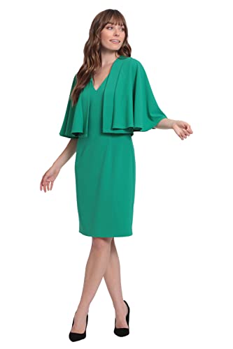 London Times Women's Polished Flounce Hem Sheath with Jacket Cardigan Office Career Guest of Mother of The Bride2