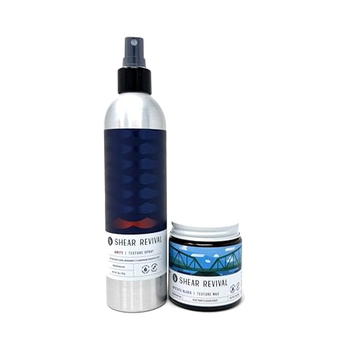 Shear Revival Upstate Blues Texture Wax & Amity Spray