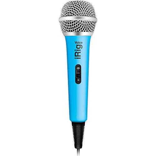 IK Multimedia �n���h�w���h�^�{�[�J���E�}�C�N iRig Voice Blue �u���[ (IK�}���`���f�B�A) �������K�i