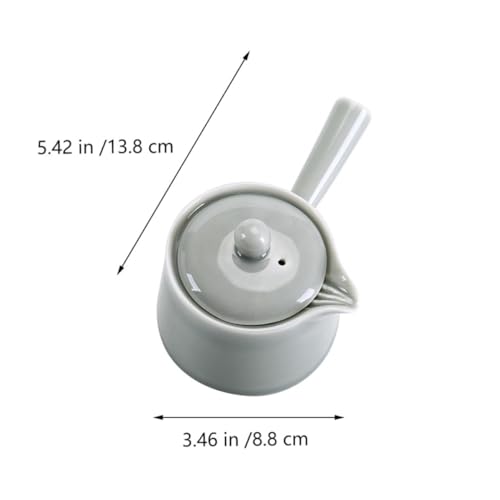 Tetera de cerámica clásica resistente para preparar té e infusiones con comodidad 3