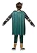 MARVEL Loki Youth Costume - Padded Jumpsuit with Detachable Cape and Plastic Headpiece Large