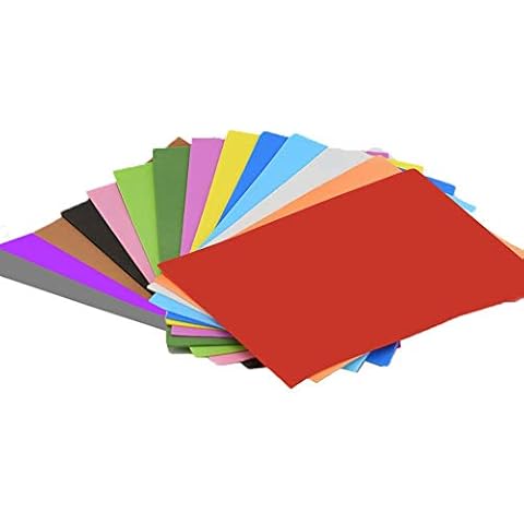 Hoja de GOMA EVA para manualidades, 14 piezas, 2mm, Multicolor Cover