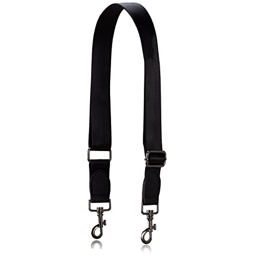 Allzedream Wide Purse Strap Replacement Crossbody Shoulder Bag Adjustable (Black