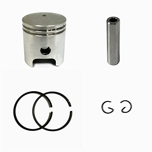 Kit de Pistones con Aros, Pin y Clips para Generador a Gas de 2 HP, 2 Tiempos, 72 cc, 47 mm miniatura 1