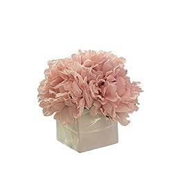 feminine home office desk decor flowers