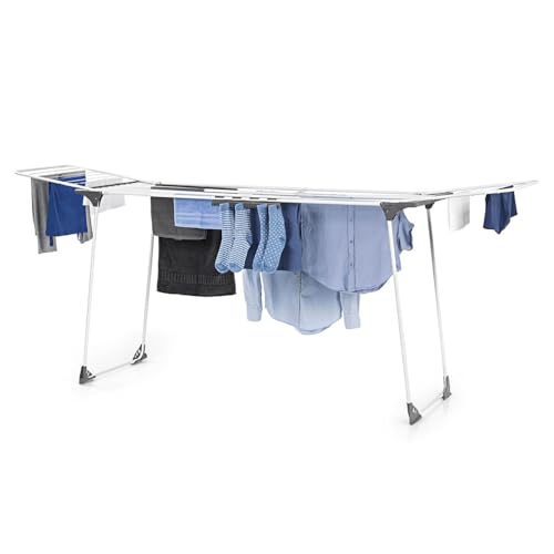 EASYmaxx Tendedero Plegable 2500 con 25 m de Longitud en seco, XX...