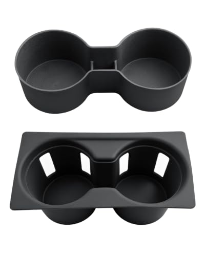 Image of CDEFG for 2026 Mazda CX5 Center Console Organizer Front & Rear Cup Holder | 2026 Mazda CX-5 (S /Select /Preferred /Premium /Premium Plus) Accessories Silicone Cup Holder Covers Insert