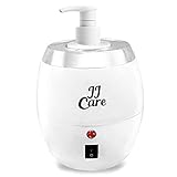 JJ CARE Massage Oil Bottle Warmer, Lotion Warmer 300ml, Oil Warmer for Massage, Heated Oil, Lotion and Cream Dispenser for Salon, Barber Shops, Electric Oil Warmer, Spa Lotion Warmer - White
