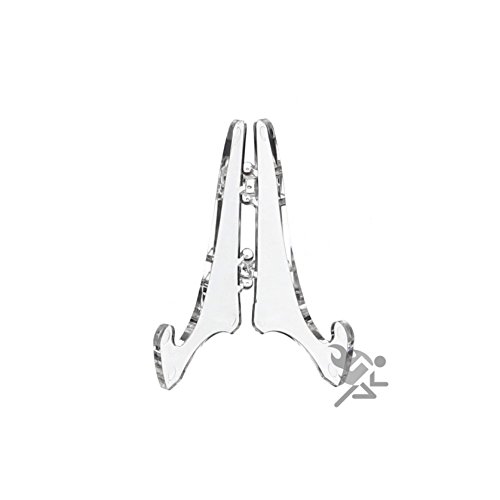 (12) Mini Hinged Acrylic Easels, 2.125