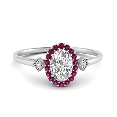 Bague argent 925 solitaire de mariage ovale, un bijou d'exception