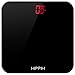 Hippih 400lb / 180kg Electronic Bathroom Scale with Tempered Fillet Glass Balance Platform and Advanced Step-On Technology, Digital Weight Scale has Large Easy Read Backlit LED Display D-011