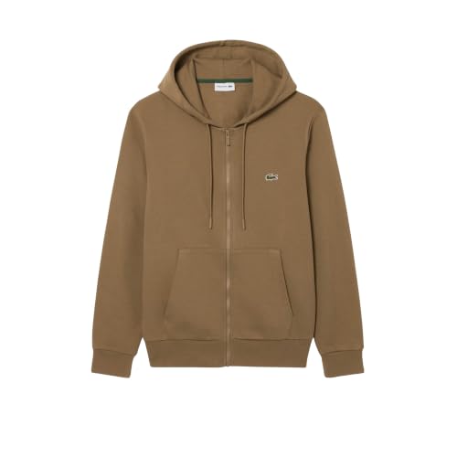 Image of Lacoste Men's Classic Fit Zipped Fleece Sweatshirt