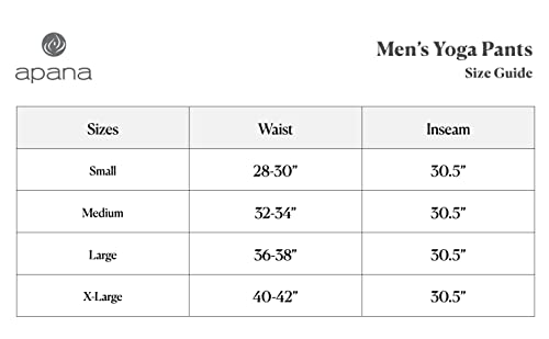 Apana Mens Track Pant Mixed Media Woven Yoga Training Jogger Sweatpants With Pockets (Slate, Large) #TOP6