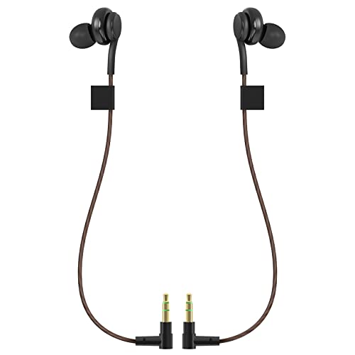 GEEKRIA in-Headphones Compatible with Meta Quest Pro VR Earphones Fit for Quest Virtual Reality Gaming Headset, Custom-Length Cable Game Accessories (Black)