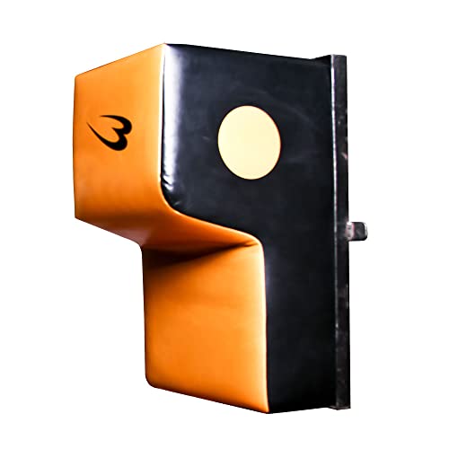 BODYMAKER(ボディメーカー) ウォールミット ブラック×ゴールド ミット 空手 ボクシング キックボクシング 総合格闘技 ラッシュ 練習 打撃 コンビネーション キック カーフキック