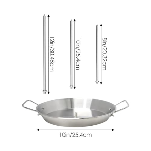Poêle à brochettes verticale Al Pastor avec 3 pointes amovibles - 7