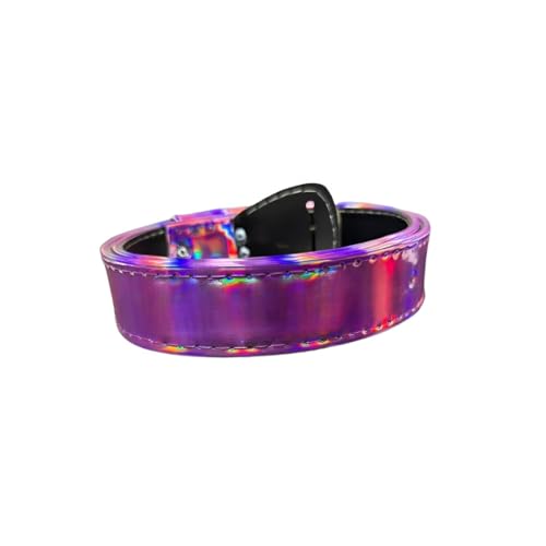 Girls Baseball/Softball Belt – Durable- 24" holographic Hot Pink2