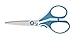 Produktbild Wedo 9755010 Edelstahlschere Cut-it (13 cm gebürstet, Spezialschliff ergonomische Softtouch-griffe) hellblau/weiß