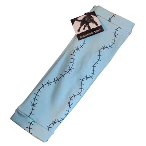 Sally Scars Knee Socks or Leg Warmers Halloween Costume Girls Adults Kids Sizes Aqua Black4