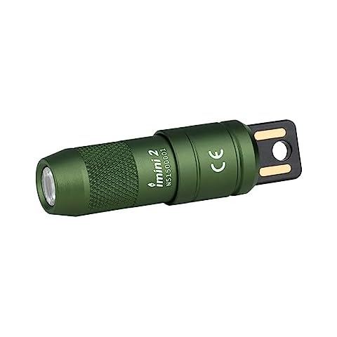 OLIGHT IMINI 2 EDC Rechargeable Keychain Flashlight, 50 Lumens Compact and Portable Mini Light, Tiny LED Keyring Lights with Built-in Battery Ideal for Everyday Carry and Emergencies (OD Green) Cover