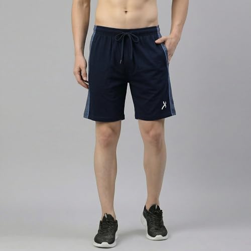 Image of Amul Comfy Men Ultra Soft Cotton-Rich Drawstring Lounge Shorts