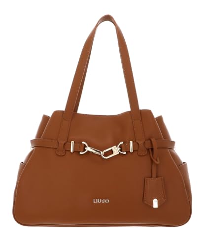 LIU JO BORSA AA5046E0037 Borsa tote comoda, pratica e capiente. Possiede un ampio scomparto centrale ed una tasca con zip. Presenta dettagli metallici e logo Misure: 40 x 13 x 28 cm