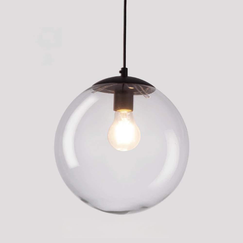 SXECAEPS Modern creative chandelier Modern Minimalist Bar for Living Room Staircase Creative Pendant Light Bubble Balls Restaurant Nordic Art Corridor Porch Ceiling Lamp (Size : 15cm)