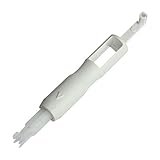 den Faden in den Einfädler einlegen