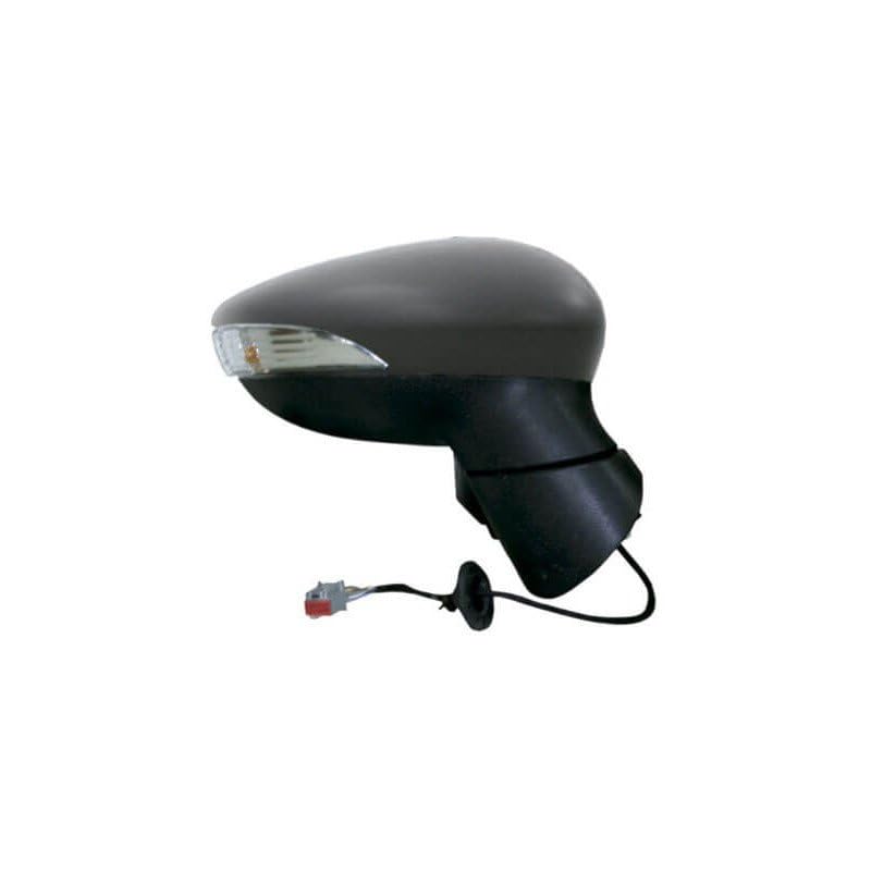 Rétroviseur électrique droit asphérique à peindre chauffant compatible avec Ford Fiesta MK6 phase 1 2008-2012
