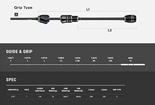 テイルウォーク(Tailwalk) ロッド シルバーナ 瀧 TZ 510G-LIMITED 3枚目
