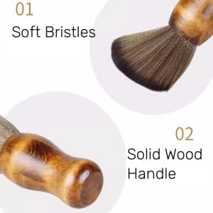 Miniatura 2 de Cepillo de limpieza de discos de vinilo, antiestático, suave, tocadiscos de vinilo suave, cepillos de limpieza de discos de madera, cepillo