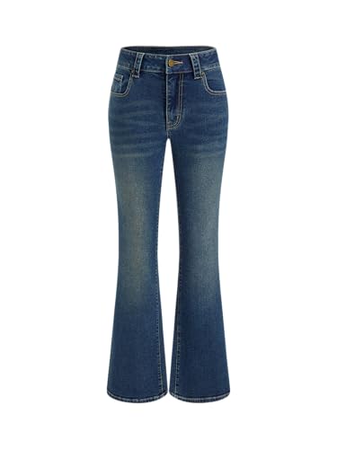 CIDER Women's Wide Leg Jeans High Waisted Flare Jeans Stretchy Bootcut Denim Pants Vintage Trendy