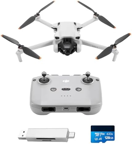 DJI Mini 3 Bundle – Mini Drone Caméra Léger avec Nacelle Mécaniqu...
