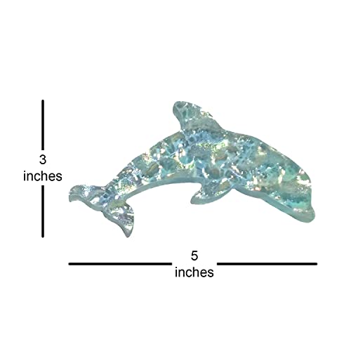 Aquatic Custom Tile Dolphin Glass Swimming Pool Step Marker Mosaic (5