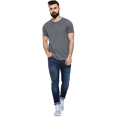 Image of CAHOOT Men's Denim Jeans for Regular Wear | Denim Fabric | Slim Fit | Jeans Crafted with Comfort Fit and High-Performance for Everyday Casual Wear