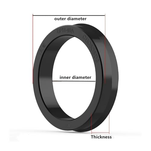 Joint de tige de piston UPH-90A en caoutchouc pour cylindre hydraulique - 4