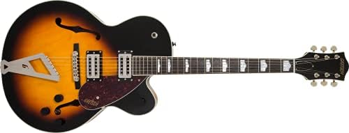 Gretsch G2420 Streamliner Hollow Body 6-String Electric Guitar with Chromatic II Tailpiece, Broad'Tron Pickups, and Laurel Fingerboard (Right-Handed, Aged Brooklyn Burst)