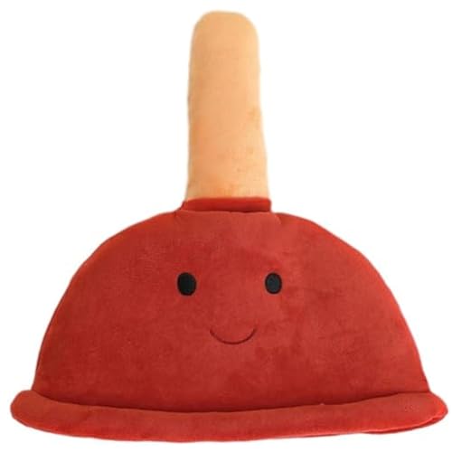 Sombreros de fiesta con émbolo de inodoro rojo para disfraces divertidos de adultos