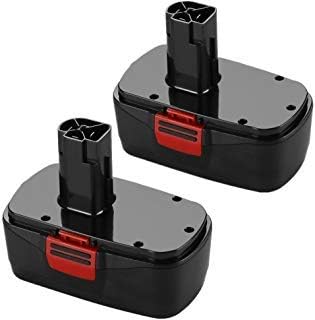 2-Pack 18V 3.6Ah Ni-Mh DC9098 DC9096 Replacement Battery for Dewalt 18 Volt Battery DC9096 DC9098 DC9099 DW9095 DW9096 DW9098 DE9038 Compatible with Dewalt 18 Volt Battery Cordless Power Tools(Yellow)