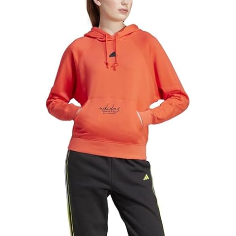 adidas Women's Loose Hoodie with Kangaroo Pocket Cover
