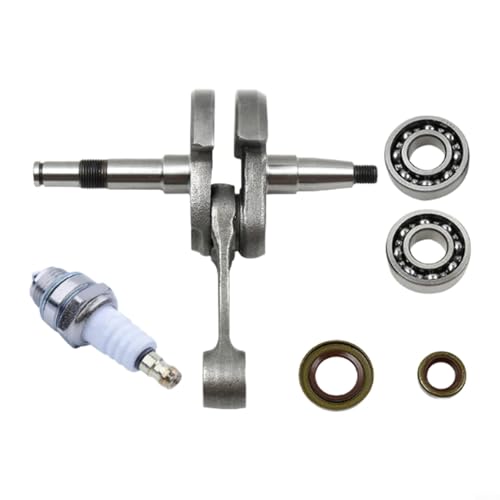 HEIBTENY Kit de roulement de vilebrequin 11280300406 avec joints d'huile pour tronçonneuse Stiel MS440 MS460 Accessoires de réparation de pièces de rechange (B)