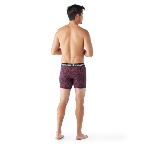 Smartwool Men's Merino Wool Print Boxer Brief Boxed (Slim Fit)3