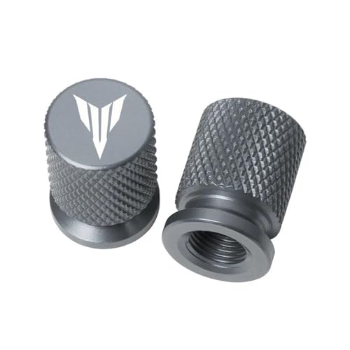 Bouchon de valve de pneu moto gris pour Yamaha MT 07 09 10 03