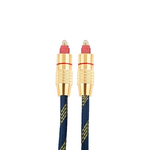 Cable coaxial digital de fibra óptica OD6.0 con conectores chapados en oro de 2 metros 7