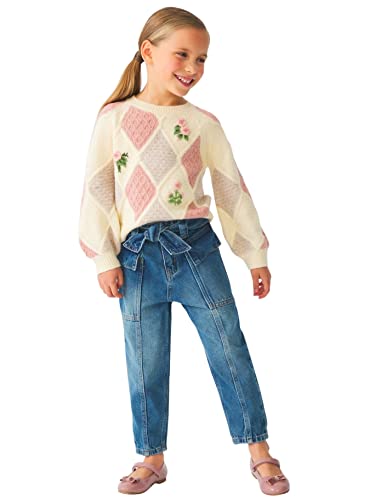 Abel & Lula Slouchy Denim for Girls Medium Blu